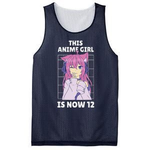 This Anime Is Now 12 Years Old Birthday Kawaii Mesh Reversible Basketball Jersey Tank