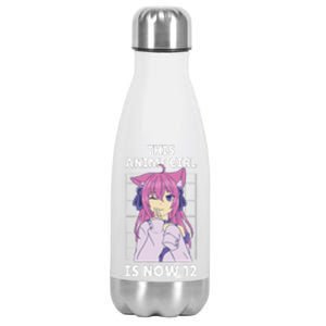 This Anime Is Now 12 Years Old Birthday Kawaii Stainless Steel Insulated Water Bottle