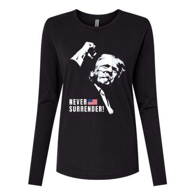 Trump Assassinated Injured In Pennsylvania July 13 2024 Womens Cotton Relaxed Long Sleeve T-Shirt