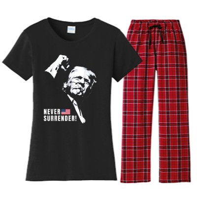 Trump Assassinated Injured In Pennsylvania July 13 2024 Women's Flannel Pajama Set