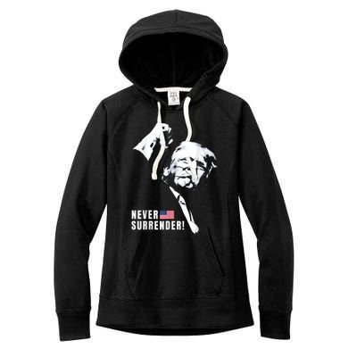 Trump Assassinated Injured In Pennsylvania July 13 2024 Women's Fleece Hoodie