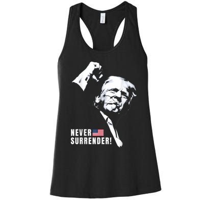 Trump Assassinated Injured In Pennsylvania July 13 2024 Women's Racerback Tank