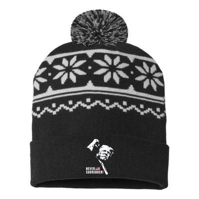 Trump Assassinated Injured In Pennsylvania July 13 2024 USA-Made Snowflake Beanie