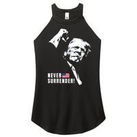 Trump Assassinated Injured In Pennsylvania July 13 2024 Women's Perfect Tri Rocker Tank