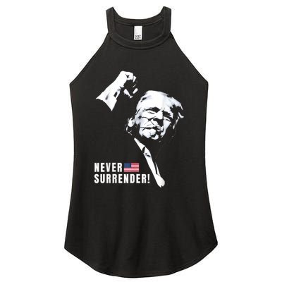 Trump Assassinated Injured In Pennsylvania July 13 2024 Women's Perfect Tri Rocker Tank