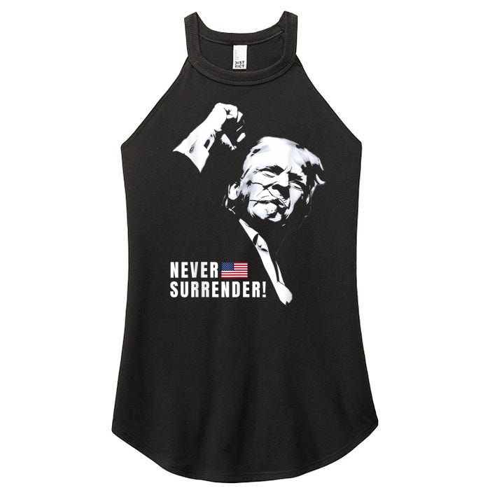 Trump Assassinated Injured In Pennsylvania July 13 2024 Women's Perfect Tri Rocker Tank