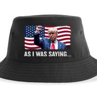 Trump As I Was Saying Trump His Speech Trump Vance Vintage Sustainable Bucket Hat