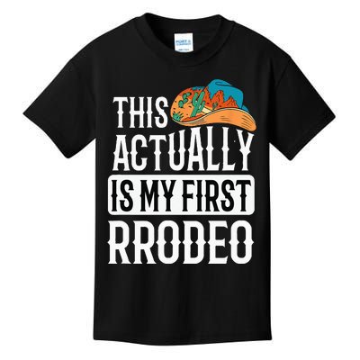 This actually is my first rodeo Kids T-Shirt