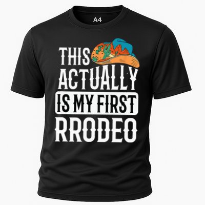 This Actually Is My First Rodeo Performance Shirt