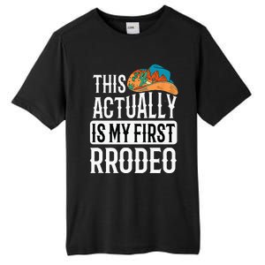 This Actually Is My First Rodeo Tall Fusion ChromaSoft Performance T-Shirt