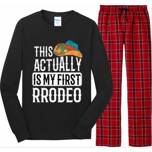 This Actually Is My First Rodeo Long Sleeve Pajama Set