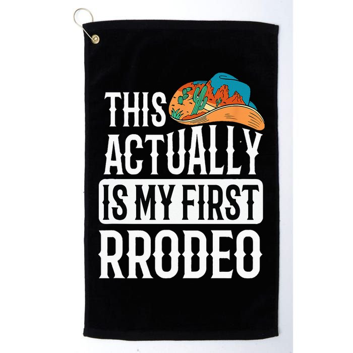 This Actually Is My First Rodeo Golf Towel