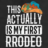 This Actually Is My First Rodeo Golf Towel