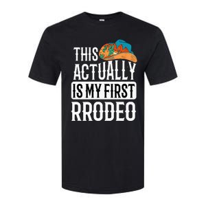 This Actually Is My First Rodeo Softstyle CVC T-Shirt