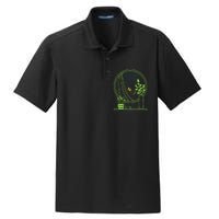 The Answer Is In The Mirror God. Captivating Message Dry Zone Grid Polo