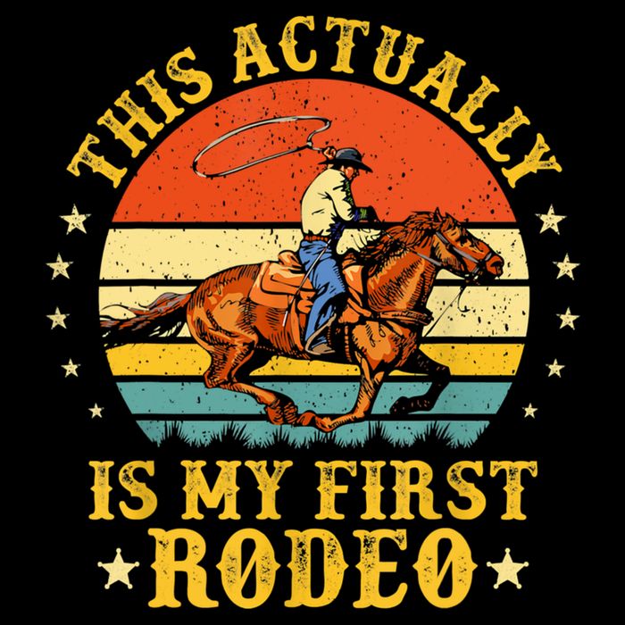 This Actually Is My First Rodeo Country Life Howdy Vintage Visor