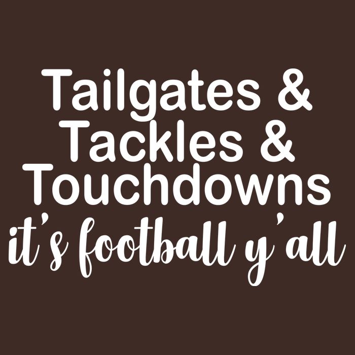 Tailgates Tackles Touchdowns Football All Day Apron
