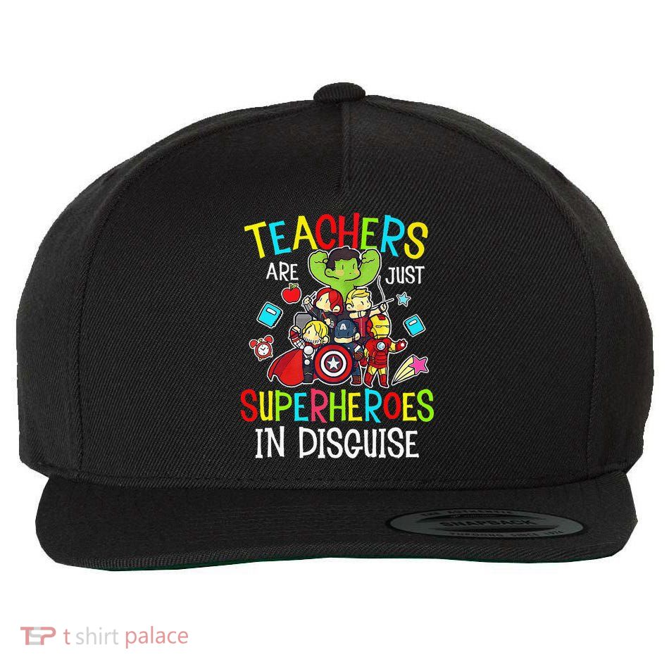 Teachers Are Just Superheroes In Disguise Back To School Wool Snapback Cap