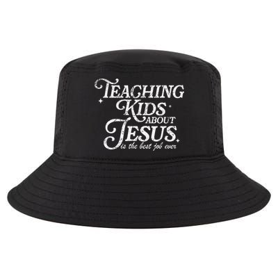 Teaching About Jesus Is The Best Job Ever Christian Cool Comfort Performance Bucket Hat