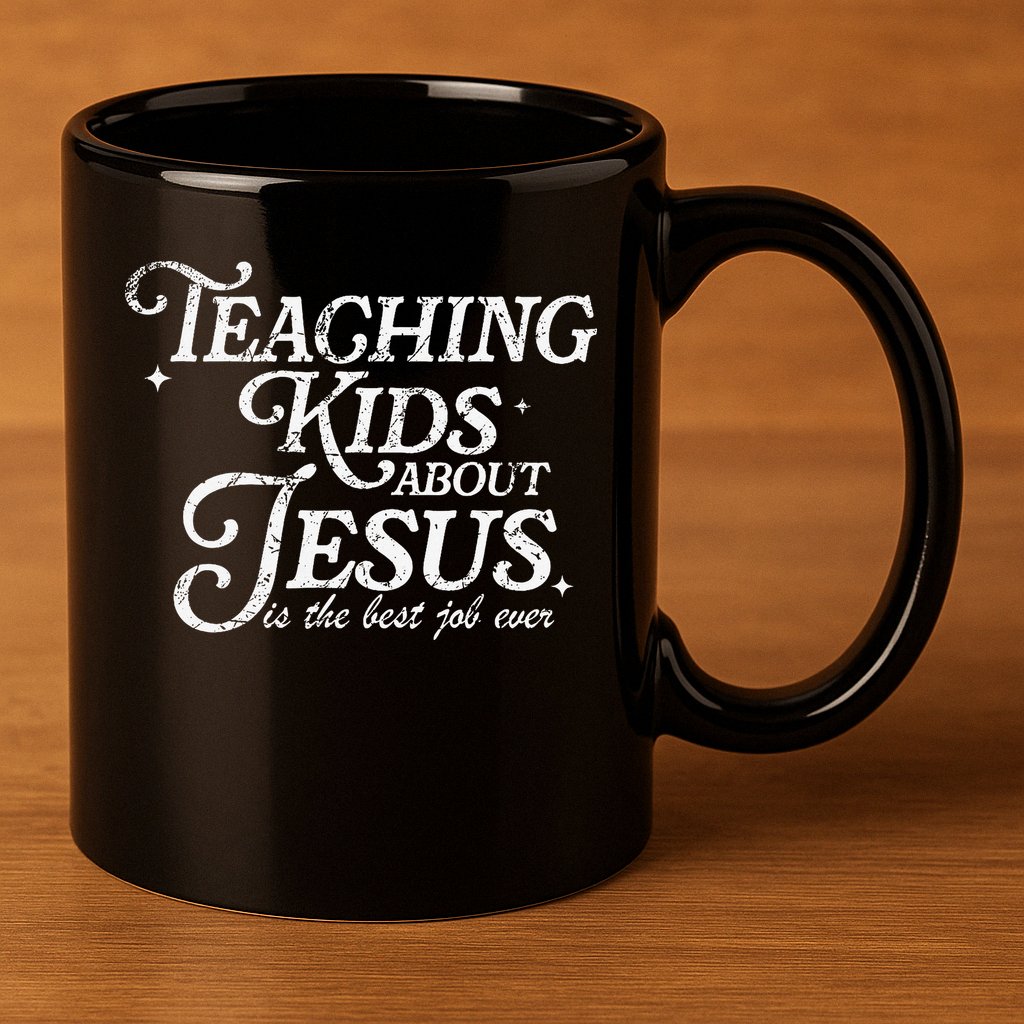 Teaching About Jesus Is The Best Job Ever Christian 11oz C Handle Ceramic Mug