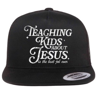 Teaching About Jesus Is The Best Job Ever Christian Flatbill Hat