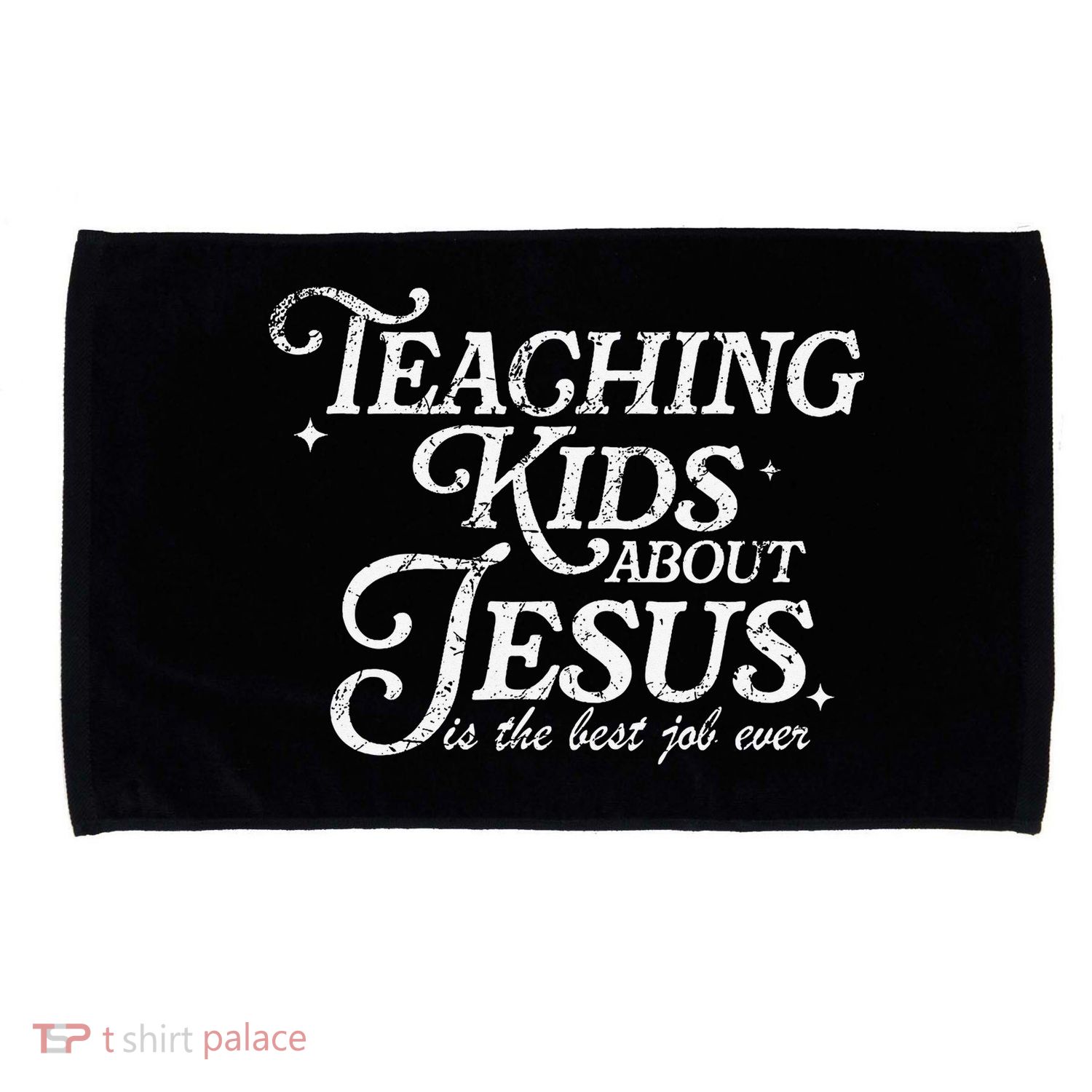 Teaching About Jesus Is The Best Job Ever Christian Microfiber Hand Towel