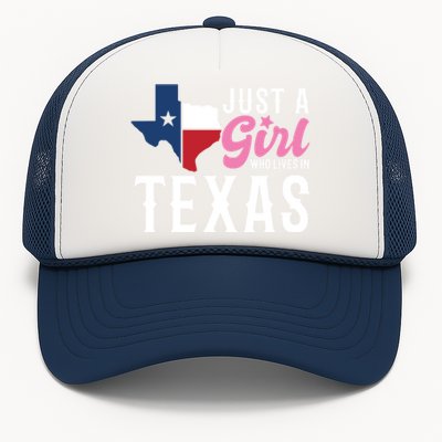 Texan American Just A Who Lives In Texas Cool Gift Trucker Hat