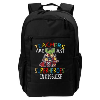 Teachers Are Just Superheroes In Disguise Daily Commute Backpack