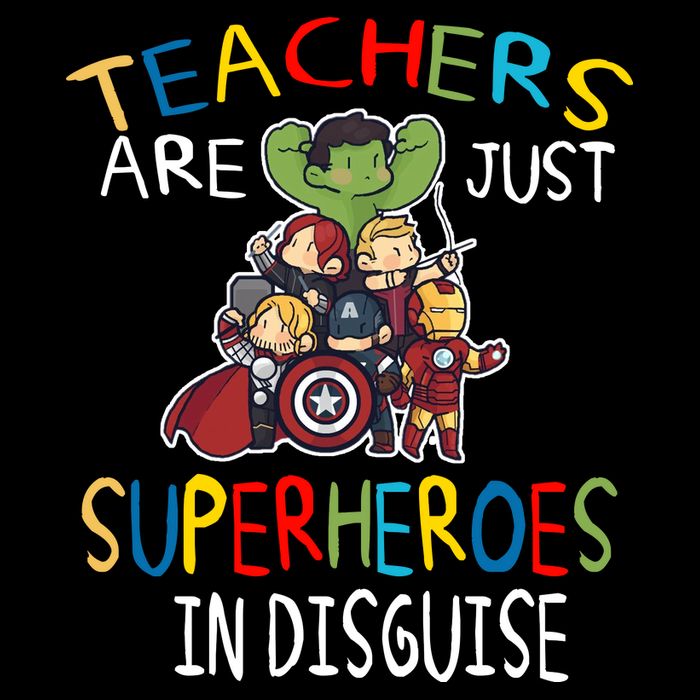 Teachers Are Just Superheroes In Disguise Backpack