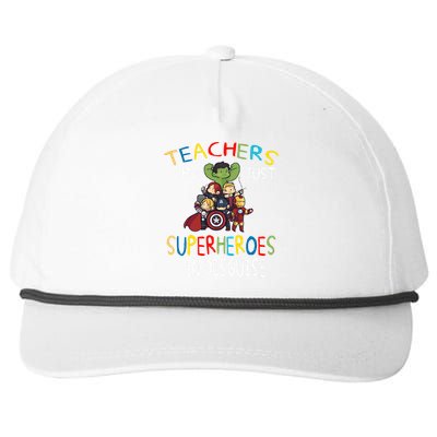 Teachers Are Just Superheroes In Disguise Snapback Five-Panel Rope Hat