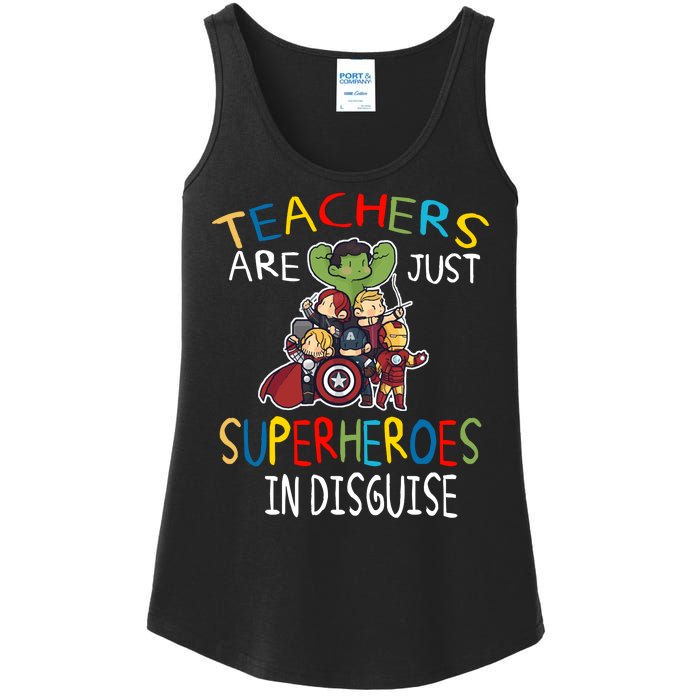 Teachers Are Just Superheroes In Disguise Ladies Essential Tank