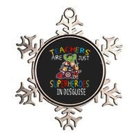 Teachers Are Just Superheroes In Disguise Metallic Star Ornament