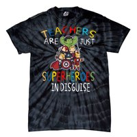 Teachers Are Just Superheroes In Disguise Tie-Dye T-Shirt