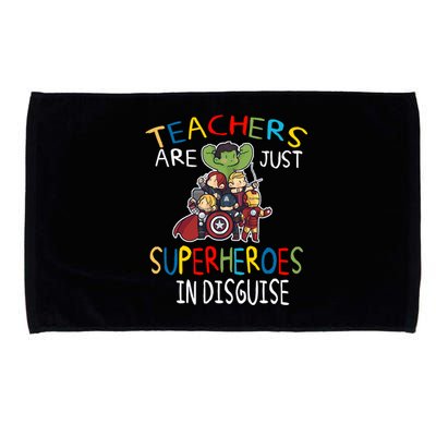 Teachers Are Just Superheroes In Disguise Microfiber Hand Towel