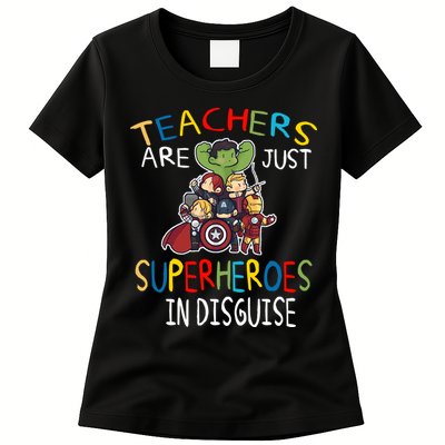 Teachers Are Just Superheroes In Disguise Womens T-Shirt
