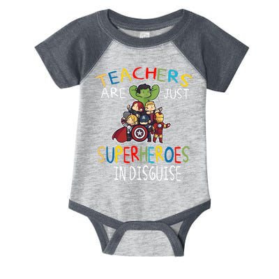 Teachers Are Just Superheroes In Disguise Infant Baby Jersey Bodysuit