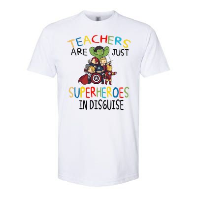 Teachers Are Just Superheroes In Disguise Softstyle CVC T-Shirt