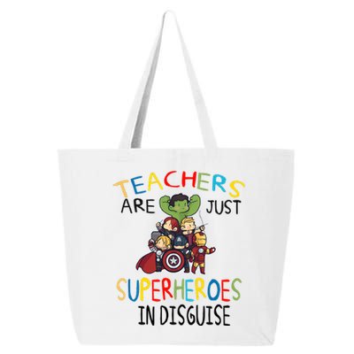 Teachers Are Just Superheroes In Disguise 25L Jumbo Tote