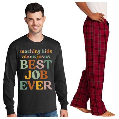 Teaching About Jesus Best Job Ever Long Sleeve Pajama Set