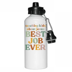 Teaching About Jesus Best Job Ever Aluminum Water Bottle