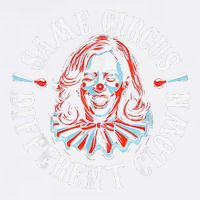 Trump Anti Kamala Harris Same Circus Different Clown Funny Garment-Dyed Sweatshirt