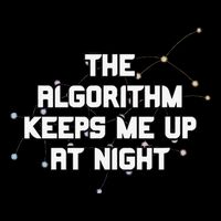 The Algorithm Keeps Me Up At Night Coding Humor Analytics Women's V-Neck T-Shirt