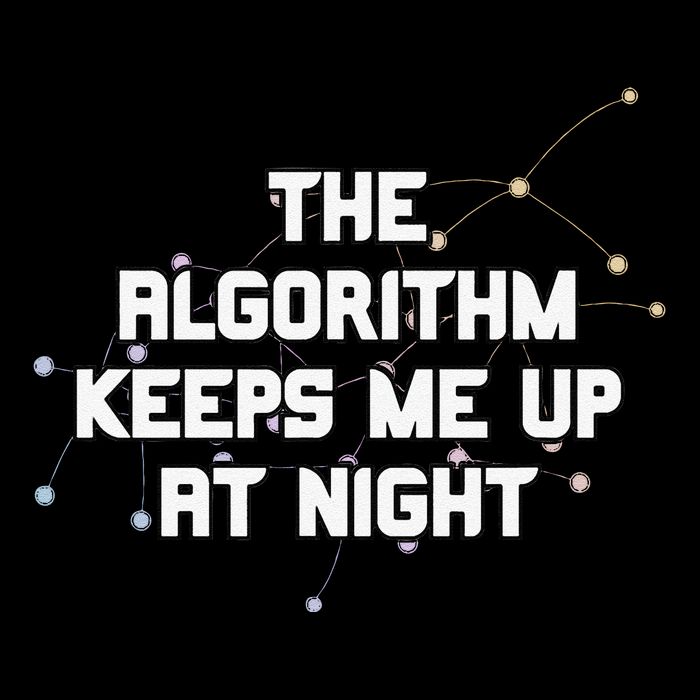 The Algorithm Keeps Me Up At Night Coding Humor Analytics Women's V-Neck T-Shirt