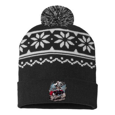 Tekken7 Armor King 002 USA-Made Snowflake Beanie