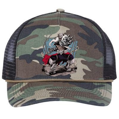 Tekken7 Armor King 002 Retro Rope Trucker Hat Cap