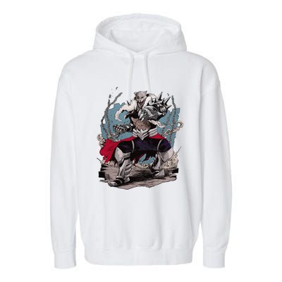 Tekken7 Armor King 002 Garment-Dyed Fleece Hoodie