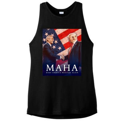 Trump And Kennedy Make America Healthy Again 2024 Ladies PosiCharge Tri-Blend Wicking Tank