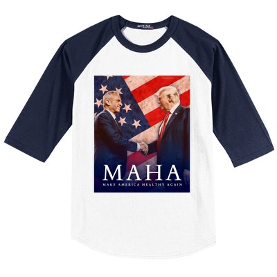 Trump And Kennedy Make America Healthy Again 2024 Baseball Sleeve Shirt