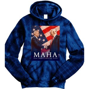 Trump And Kennedy Make America Healthy Again 2024 Tie Dye Hoodie