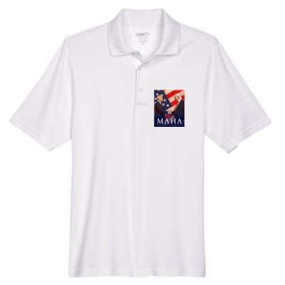 Trump And Kennedy Make America Healthy Again 2024 Men's Origin Performance Pique Polo